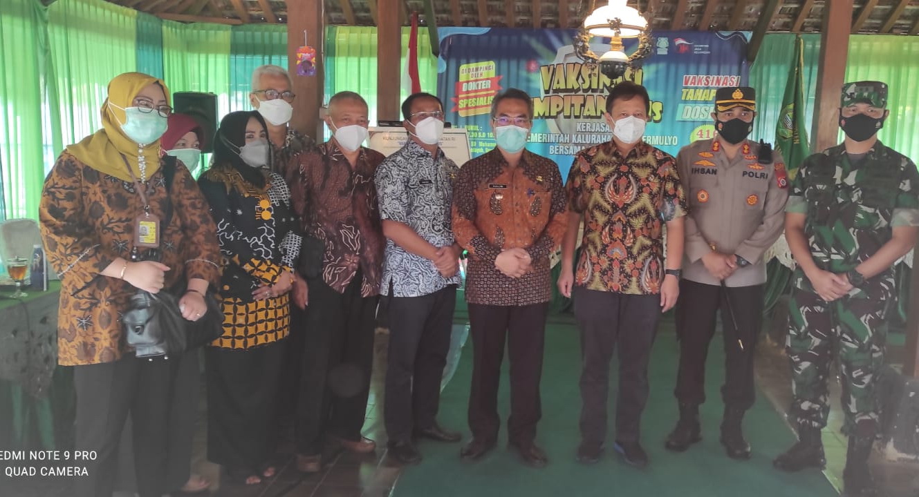 Vaksinasi Jimpitan Plus Pemerintah Daerah Desa Sumbermulyo Kabupaten Bantul